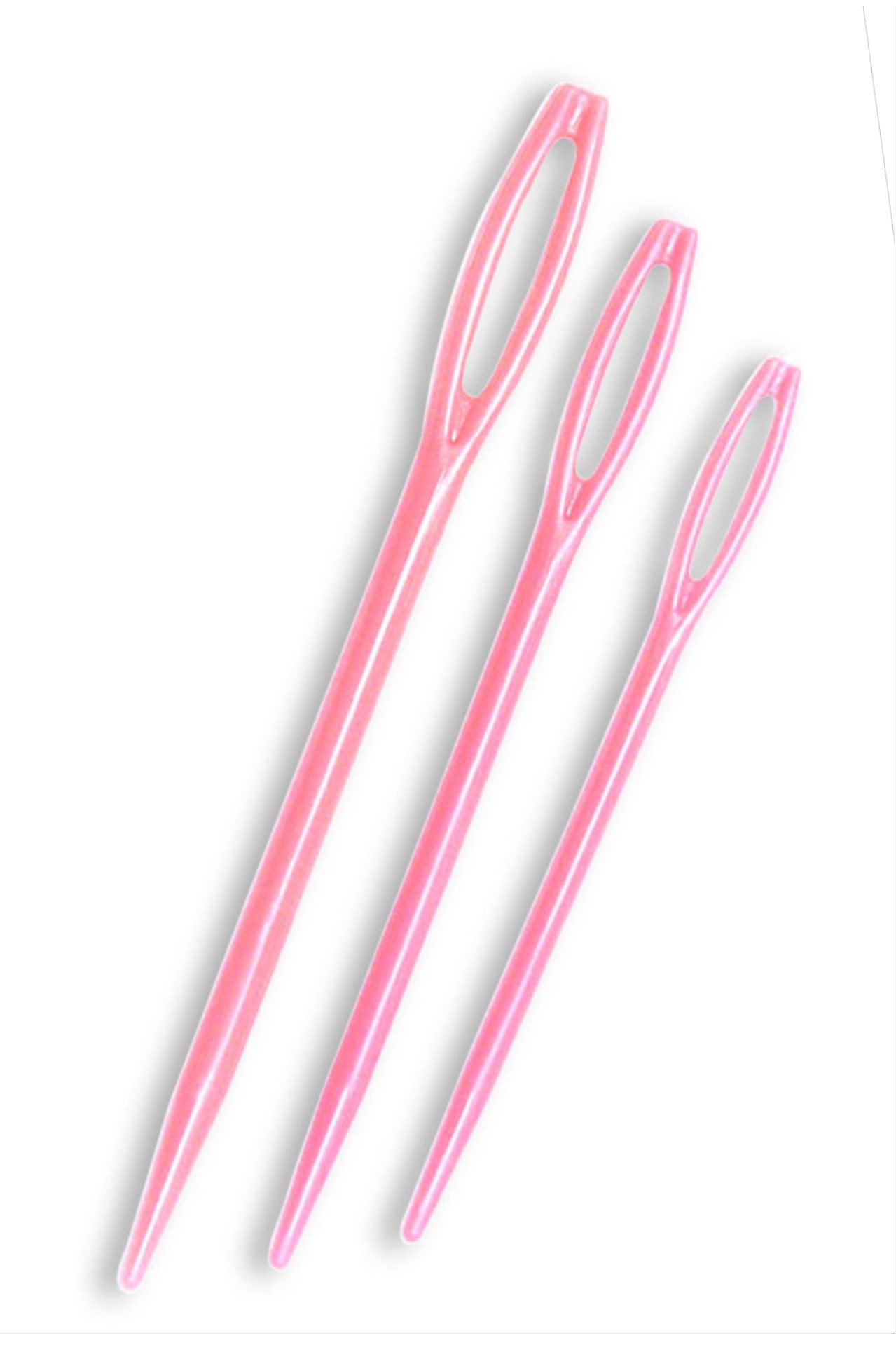 Pink Plastic Yarn Darning Needles Kinki Amibari 