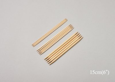 Double Pointed Needles, 10cm(4″), 15cm(6″), 20cm(8″) set of 5
